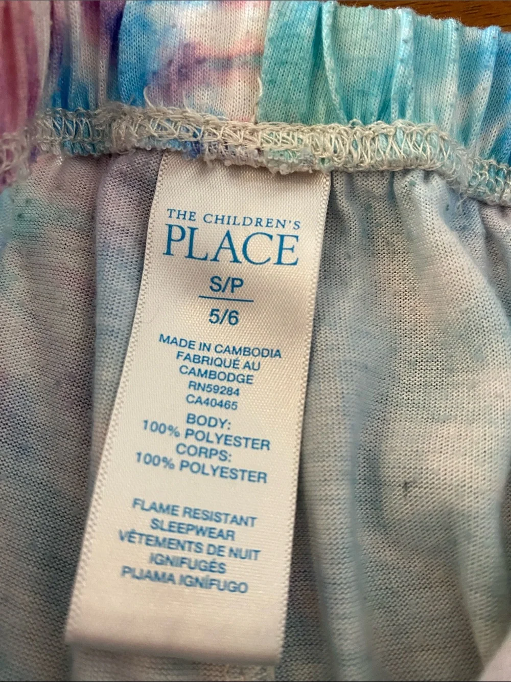 The Childrens Place, Tie-Dye Pastel kids  Lounge Shorts